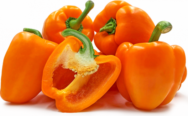 Orange Bell Sweet Pepper (5 Pack)