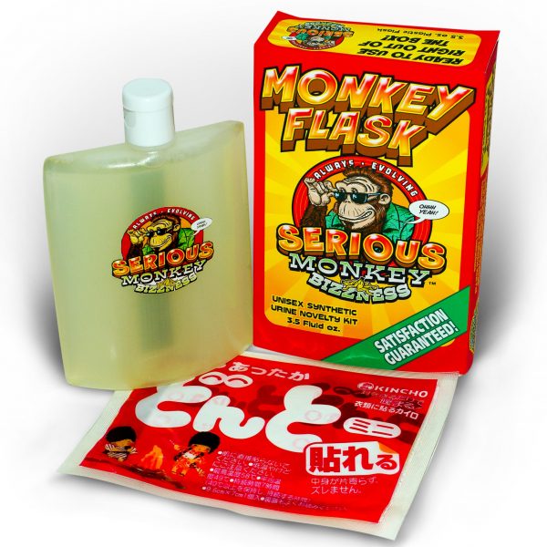 Monkey Flask – Urine Novelty Kit 3.5 Fluid Oz