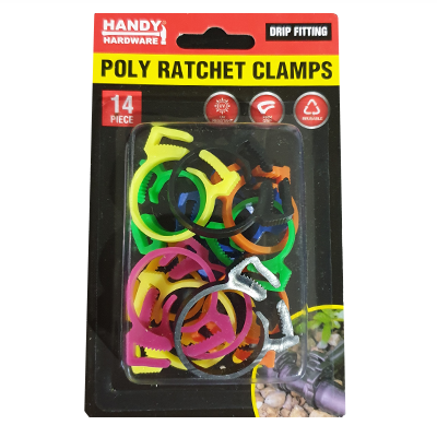 Poly Ratchet Clamps 14 Piece
